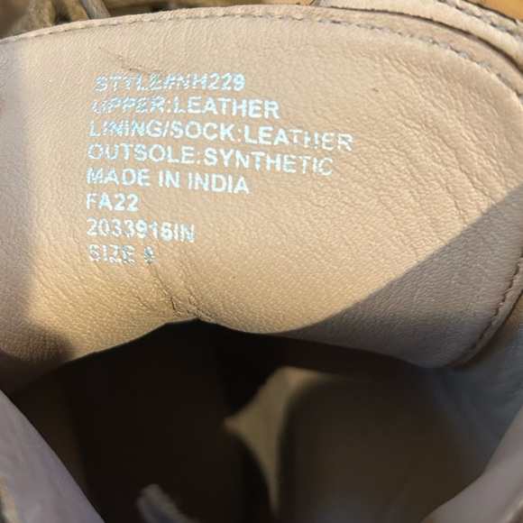 Madewell The Bradley Lace-Up Lugsole Boot Color Burled Wood Size 8 - Picture 13 of 16